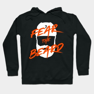 Anaheim Ducks Radko Gudas Fear the Beard orange and white Hoodie